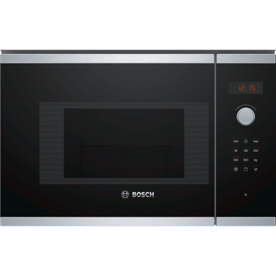 Bosch BEL523MS0 microondas Negro, Acero inoxidable Integrado 20 L 800 W