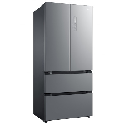 Midea MERF396FGE02 nevera puerta lado a lado Independiente 431 L E Acero inoxidable
