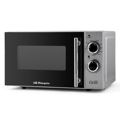 Orbegozo MIG 2550 microondas Negro, Acero inoxidable Microondas combinado Encimera 20 L 700 W