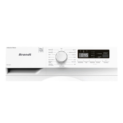 Brandt WFB181QWP lavadora Carga frontal 8 kg 1400 RPM Blanco