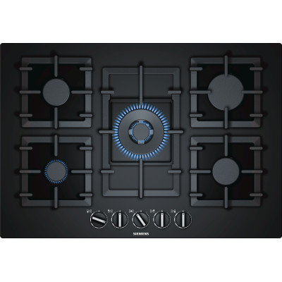 Siemens EP7A6QB90 hobs Negro Integrado Encimera de gas 5 zona(s)