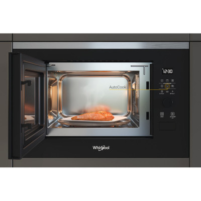 Whirlpool WMF250G Acero inoxidable Microondas con grill Integrado 25 L 900 W