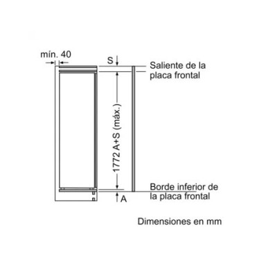 Siemens iQ500 KI81RAFE0 frigorífico Integrado 319 L E Blanco