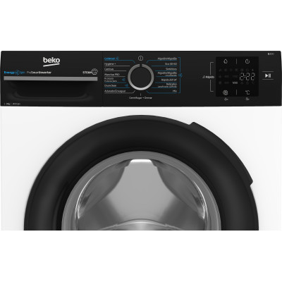 Beko b300 BM3WFSU39413 lavadora Carga frontal 9 kg 1400 RPM Negro, Blanco