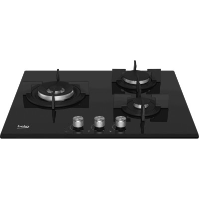 Beko HISW63222SO hobs Acero inoxidable Integrado 60 cm Encimera de gas 3 zona(s)