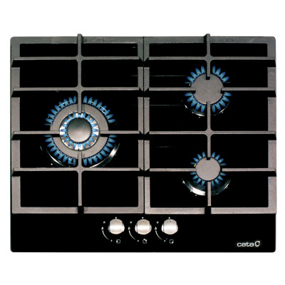CATA LCI 6021 BK Negro Integrado Encimera de gas 3 zona(s)