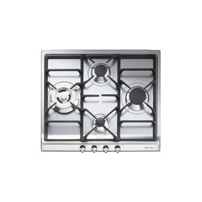 Smeg SER60SGH3 hobs Acero inoxidable Integrado Encimera de gas 4 zona(s)