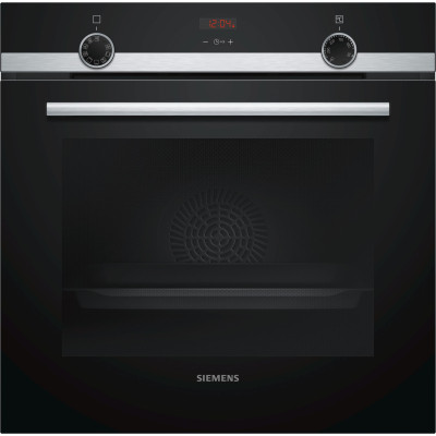 Siemens iQ300 HB514AER0 horno 71 L Negro, Acero inoxidable