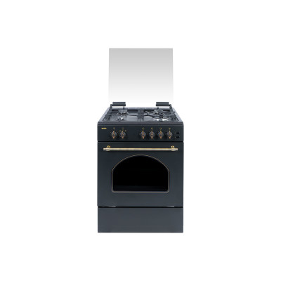 SVAN SKGW4600RN cocina Cocina independiente Gas Encimera de gas Negro