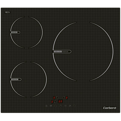 Corbero CCIG9322 hobs Negro Integrado 65 cm Con placa de inducción 3 zona(s)