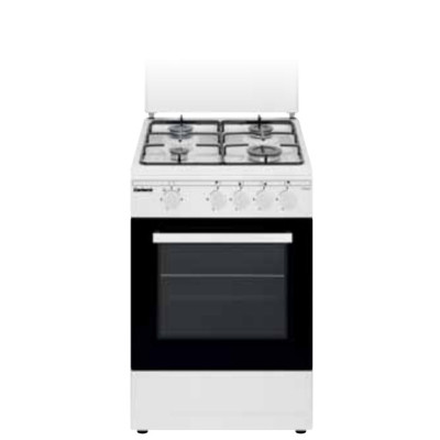 Corbero CCSF45020NW cocina Cocina independiente Encimera de gas Negro, Blanco