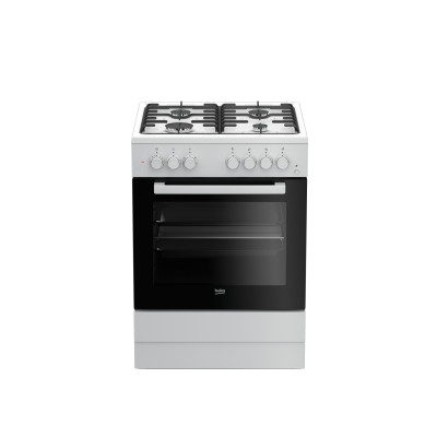 Beko FSE62110DW Cocina independiente Eléctrico Encimera de gas Blanco