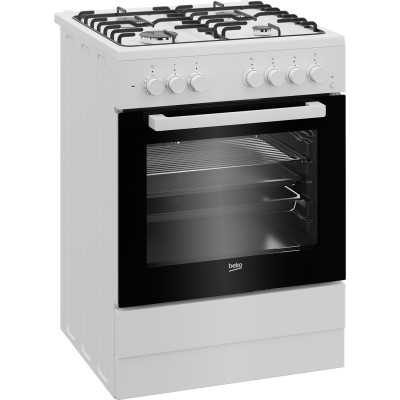 Beko FSE62110DW Cocina independiente Eléctrico Encimera de gas Blanco