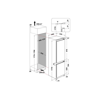 Whirlpool ART 66102 Integrado 273 L E Blanco