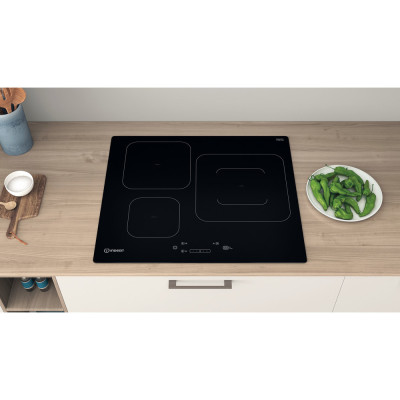 Indesit IS 55Q60 NE Negro Integrado 59 cm Con placa de inducción 3 zona(s)