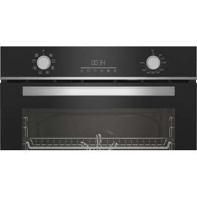 Beko BBIM13300XD horno 72 L Negro, Acero inoxidable