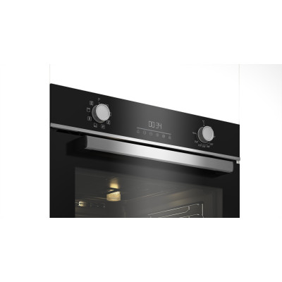 Beko BBIM13300XD horno 72 L Negro, Acero inoxidable