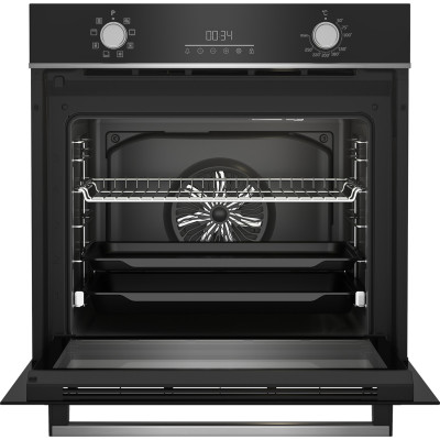 Beko BBIM13300XD horno 72 L Negro, Acero inoxidable