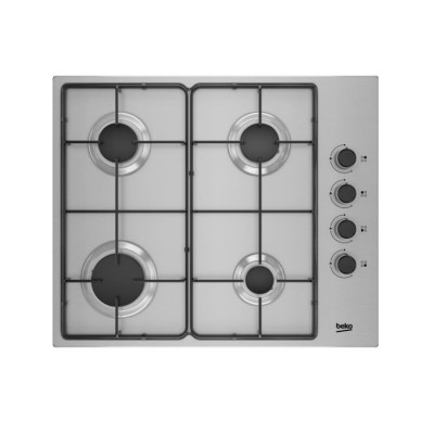 Beko HIGG 64103 SX hobs Acero inoxidable Integrado 60 cm Encimera de gas 4 zona(s)