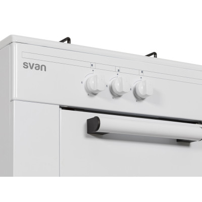 SVAN SKG3500PB cocina Cocina independiente Encimera de gas Blanco