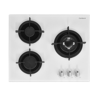 Corbero CPCGY2313W hobs Blanco Integrado 60 cm Encimera de gas 3 zona(s)