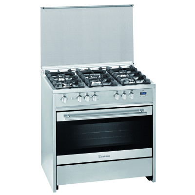 Meireles E 910 X NAT Cocina independiente Eléctrico Encimera de gas Acero inoxidable