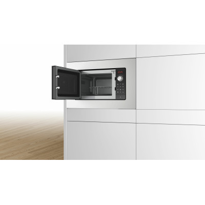 Bosch Serie 2 BEL623MS3 microondas Acero inoxidable Microondas con grill Integrado 20 L 800 W