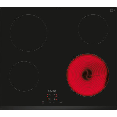 Siemens iQ100 ET63RBEA8E hobs Negro Integrado 59.2 cm Cerámico 4 zona(s)