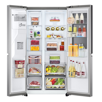 LG InstaView GSXV80PZLE nevera puerta lado a lado Independiente 635 L E Plata LG InstaView GSXV80PZLE nevera puerta lado a lado Independiente 635 L E Plata