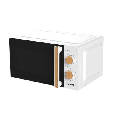 Corbero CMICG270WOODN microondas Blanco Solo microondas Encimera 20 L 700 W