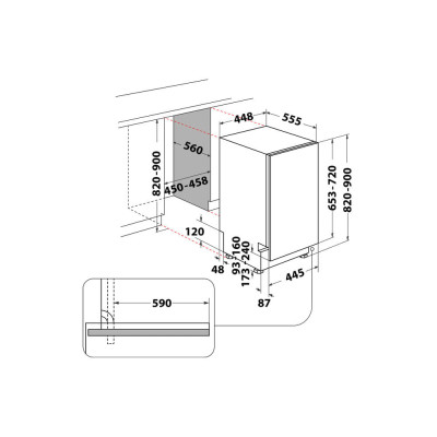 Whirlpool WSIC 3M27 C Completamente integrado 10 cubiertos Whirlpool WSIC 3M27 C Completamente integrado 10 cubiertos