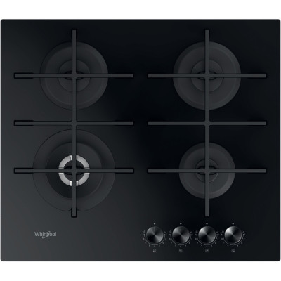 Whirlpool GOWL 628 NB Negro Integrado 59 cm Encimera de gas 4 zona(s)