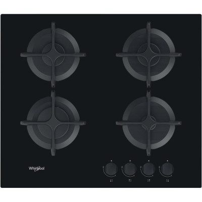 Whirlpool GOB 616 NB Negro Integrado 59 cm Encimera de gas 4 zona(s)