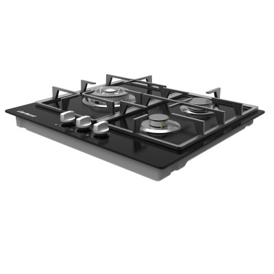 Corbero CPCGM3F3121N hobs Negro Integrado 60 cm Encimera de gas 3 zona(s)