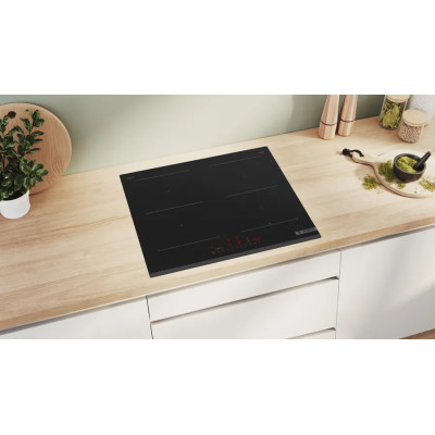 Bosch Serie 6 PVQ631HC1E hobs Negro Integrado 59.2 cm Con placa de inducción 4 zona(s)