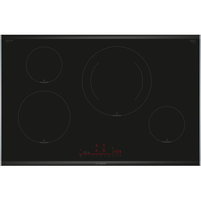 Bosch Serie 8 PIE875HC1E hobs Negro Integrado 80 cm Con placa de inducción 4 zona(s)