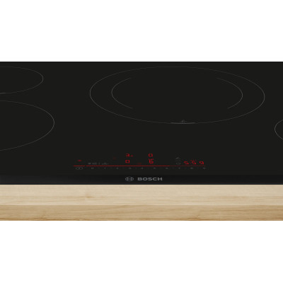 Bosch Serie 8 PIE875HC1E hobs Negro Integrado 80 cm Con placa de inducción 4 zona(s)