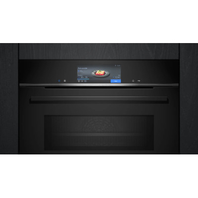 Siemens iQ700 HM778GMB1 horno 67 L 3600 W Negro