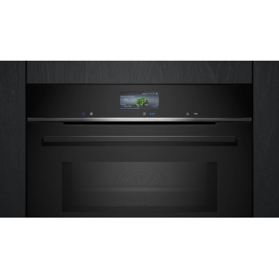 Siemens iQ700 HM776GKB1 horno 67 L 3600 W Negro