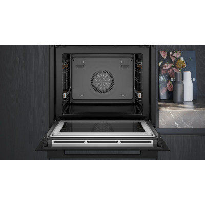 Siemens iQ700 HM736GAB1 horno 67 L 800 W Negro