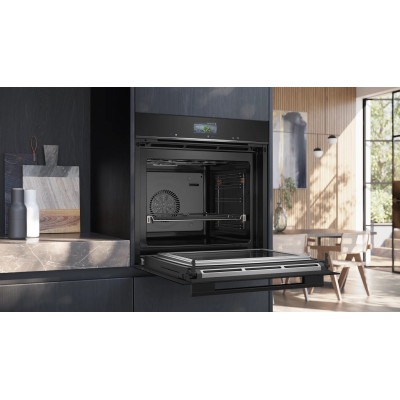 Siemens iQ700 HM736GAB1 horno 67 L 800 W Negro