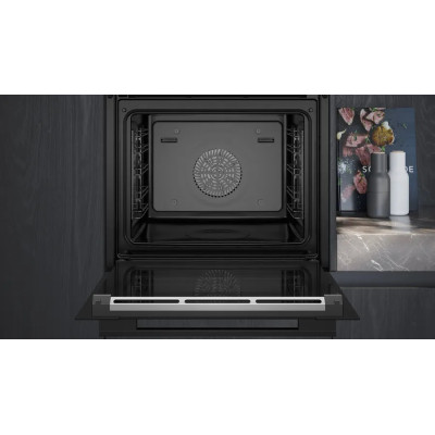 Siemens HS736G3B1 horno 71 L Negro, Acero inoxidable