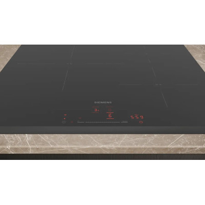 Siemens iQ100 EH631HDC1E hobs Negro Integrado 60 cm Con placa de inducción 3 zona(s)