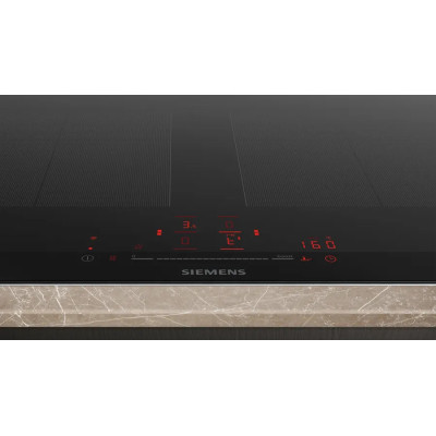 Siemens EX275HXC1E hobs Aluminio, Negro Integrado 90 cm Con placa de inducción 4 zona(s)