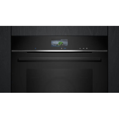 Siemens HR776G1B1 horno 71 L 3600 W Negro, Acero inoxidable