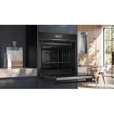 Siemens HR776G1B1 horno 71 L 3600 W Negro, Acero inoxidable