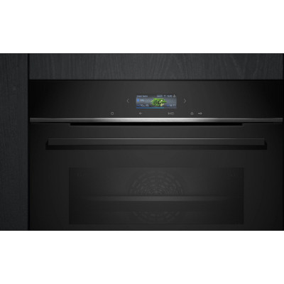 Siemens iQ700 HB734G1B1 horno 71 L 3600 W Negro