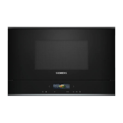 Siemens iQ700 BE732R1B1 microondas Negro Microondas combinado Integrado 21 L 900 W