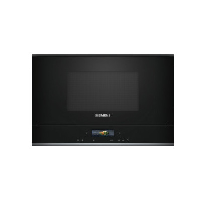 Siemens iQ700 BE732L1B1 microondas Negro Microondas combinado Integrado 21 L 900 W