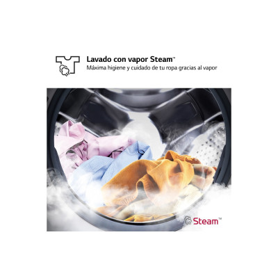 LG F4DR6010A0W lavadora-secadora Independiente Carga frontal Blanco A